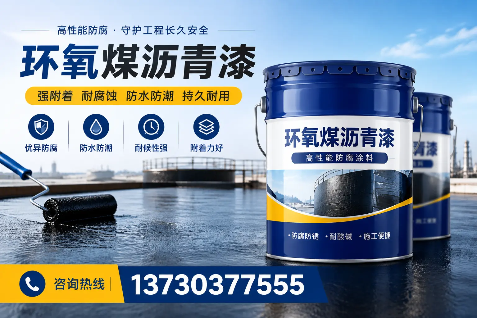 如何判断环氧煤沥青漆的质量?利津消费者指南