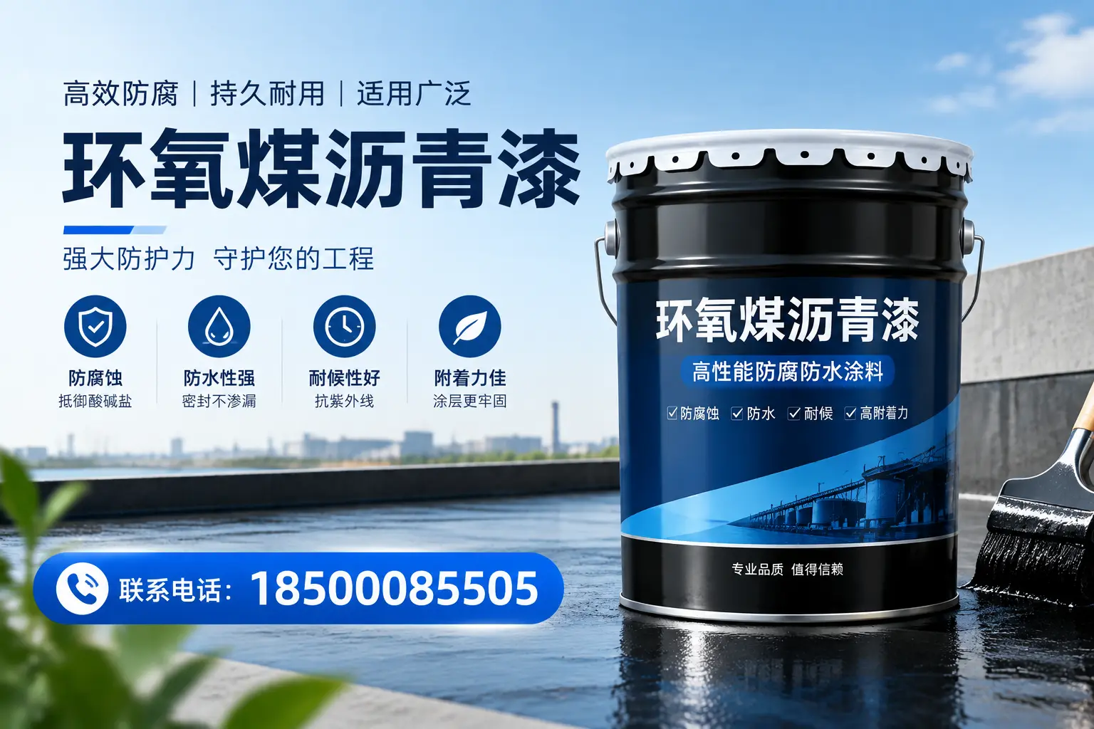 环氧煤沥青漆的施工方法详解,助力利津企业高效完成项目